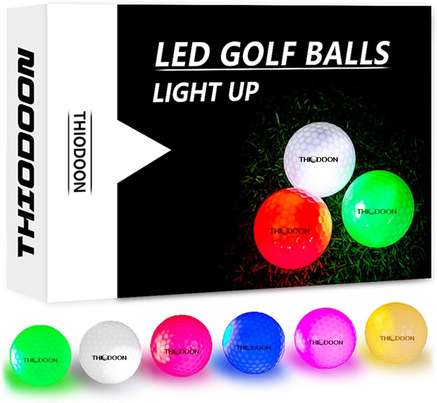 THIODOON Glow in The Dark Golf Balls